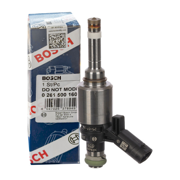 0261500160, Innsprøytningsdyse, Vstřikovací ventil, BOSCH, 06H906036F, 06H906036H, 06H906036Q, 0261500057, 0261500074, 0261500161