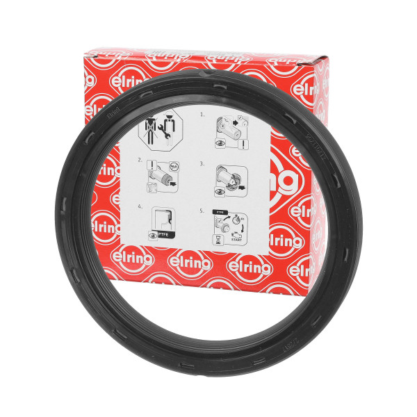 257.770, Akseltetningsring, veivaksel, Gufero 90x110x12, ELRING, 11117511396, 11117547841, 11117584398, 15082700, 176647, 20019546B, 33103658, 501134, 521922, 8115401, 81-20745-00, 855011009, OS1723, OS8314, P77341-01, V20-3079, 20033888B, 81-37122-00, P77874-01, V20-3273