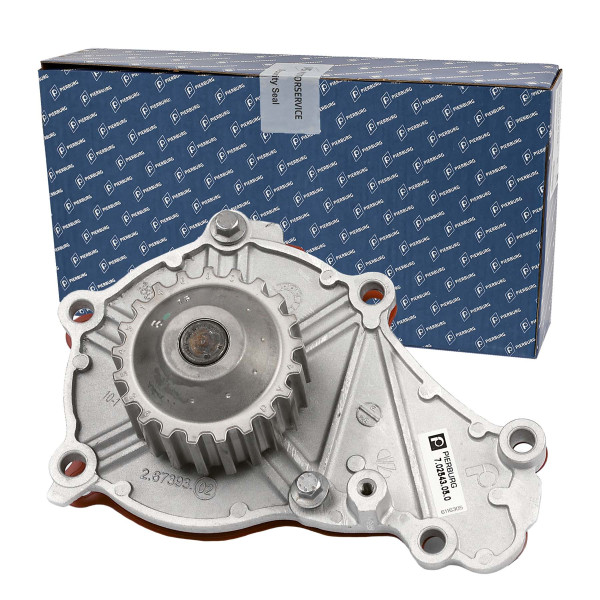 7.02543.05.0, Vannpumpe, motorkjøling, Pumpa vodní, PIERBURG, Citroen C2 C3, Ford Fiesta, Mazda 2, Peugeot 208, Toyota Yago 1,4HDi 2006+, 1147585, 1201F9, 17400-73J00, SU001-00596, Y401-15-010, 1201G8, 1348621, 17409-73J00, Y401-15-010A, 1359942, 1609313780, Y404-15-010, 1366614, 1609417380, 1420149, 1609418280, 1705390, 2S6Q8501AA, 2S6Q8591BA, 2SQ68591BA, ME2S6Q8591B1A, 1673, 1987949726, 2011G91, 21316, 21856, 24-0859, 350981798000, 506714, 538005310