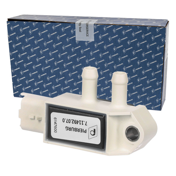 7.11492.07.0, Sensor, avgasstrykk, Senzor tlaku, PIERBURG, 208156551R, 20827-00Q0L, 4424052, 6000616924, 6269052200, 227701177R, 22770-1177R, 93455375, A6269052200, 93457569, 0906304, 0986280719, 827000, 84.3049, 92091055, V30-72-0825, WG1820259, V38-72-0267