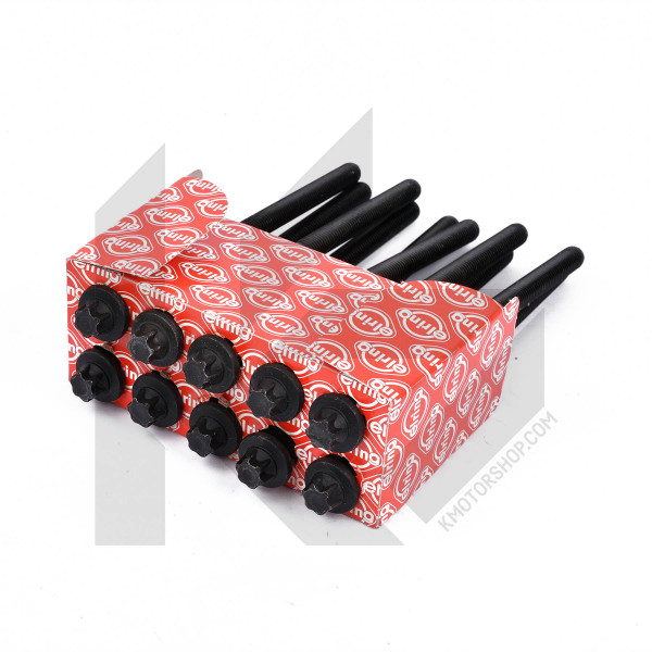 758.300, Topplokksboltsett, šroub hl.válců/set 10ks, ELRING, Citroën AX/BX/C15/C2/C3/ZX Saxo Xsara Fiat Fiorino Peugeot 106/1007/205/206/207/306/307/309/405 Bipper Partner HDY* HDZ* HFX* TU1M* 1982+, 0204.83, 9624951480, 97002474, 0204.83(10x), 016207B, 14-32075-01, 17535, 22-15010B, 480376, 62917535, 722341, 81006700, 9501004, 98-5500, B220, BK6364, HBS039, 481835, T01004-00