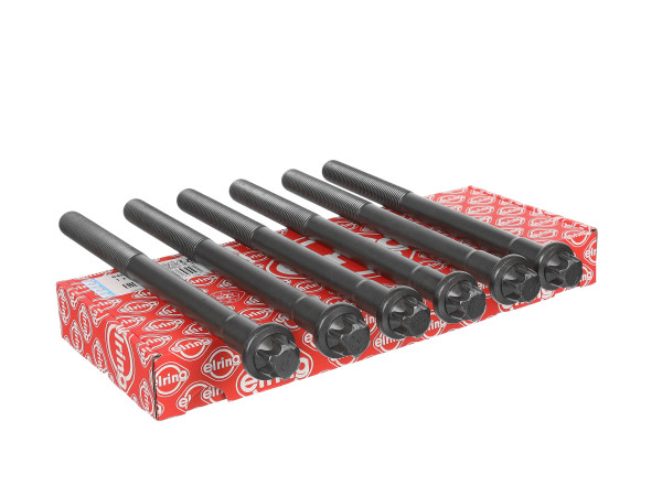 848.330, Topplokksboltsett, šroub hl.válců/set 6ks, ELRING, Liebherr D9508 D9512 Man TGA/TGX D2676LE* D2862LE* D2868LE* D2868LF* E3262-E302  E3262-LE202/212/222/232/242 E3268-LE212/222/232 2007+, 51.90020-0470, 51.90020-0470(6x), 14-32300-02, 3.11217, 482540, T38764-00