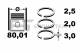 Stempel - 99561600 KOLBENSCHMIDT - 4408979, 7701472833, 91160180