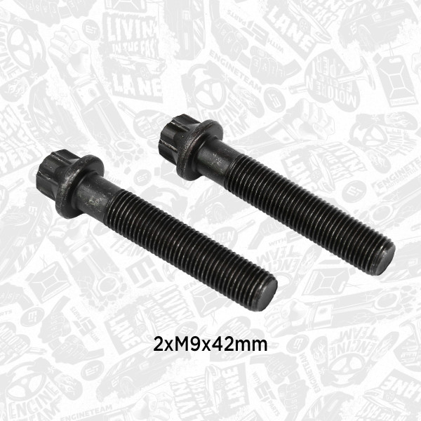 BS0023, Stempelstangskrue, šroub ojnice M9x56/46x1/2ks, ET ENGINETEAM, Citroen Fiat Ford Peugeot 2,2DHDi TDCi 4HU 4HV PUMA 2004+, 60763, 0607.63, 9659808380