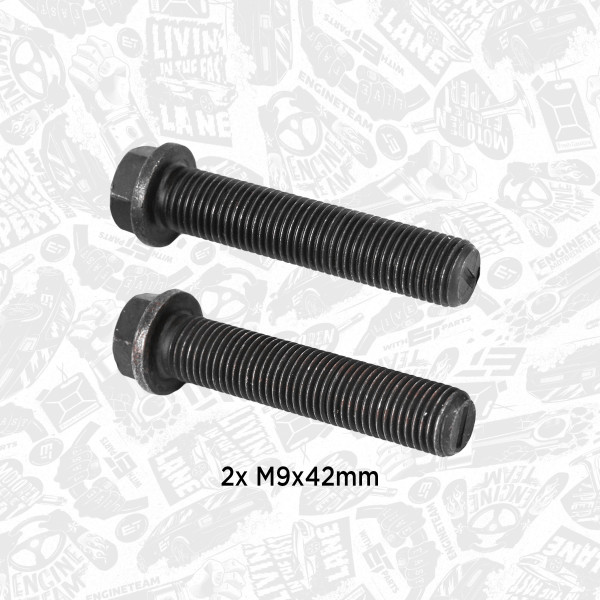 BS0029, Stempelstangskrue, šroub ojnice M9x42x1/2ks, ET ENGINETEAM, Dacia Lodgy Fiat Talento Mercedes-Benz C-Class Mitsubishi Carisma Space Star Nissan Almera Cube Interstar Micra NV200 NV300 NV400 Opel Movano Vivaro Renault Alaskan Captur Clio 1,5dCi/2,2dCi/1,9DI K9K* R9M* OM626* F9Q* 2000+, 93161488