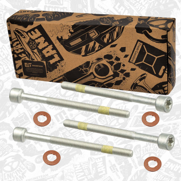 BS0049VR1, Bolt, innsprøytningsdyseholder, Šroub, držák vstřikovací trysky 2,2 CDI /4xsada, ET ENGINETEAM, Mercedes-benz C-Class E-Class Sprinter Vito V-Class Sprinter OM 611 220 CDI 2001+, A0009902907, A0039904012, A0049902812, A6119900122, 5080301AA, 6010171360, 6110170060, 6110170061, A6010171360, A6110170060, A6110170061