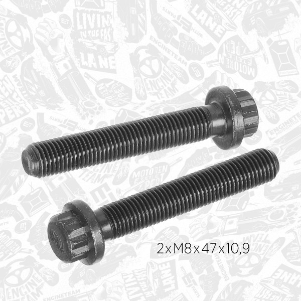 BS0061, Stempelstangskrue, šroub ojnice M8x47x10,9 / 2x, ET ENGINETEAM, Land Rover Jaguar  Discovery Range Rover Sport S-Type XF XJ 2,7/3,0 D 2009+, DA6627