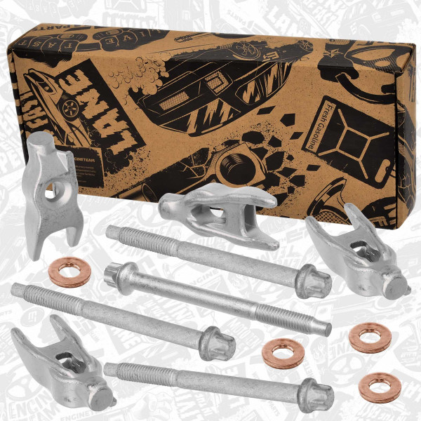 BS0095VR2, Holder, innsprøytningsdyse, Opravná sada-držák, Vstřikovací Ventil (4x) 1,5 TDCi/EcoBlue, ET ENGINETEAM, Ford Citroen Peugeot Opel Toyota Focus Kuga Torneo Connect Spacetourer Jumpy Grand C4 Spacetourer  C4 C3 C-Elysee Berlingo 2008 3008 301 308 5008 Expert Partner Rifter Astra Combo Corsa Vivaro Zafira Proace 1,5 TDCi/EcoBlue YHZ (DV5RC) 2017+, 155257018, 9811760780, JX6Q9L535AA, SU001A7877, 1692647280, 9808982780, JX6Q-9T506-AA, JX6Q9T506AA, 2190869, 2190848