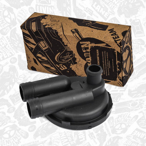 CB0012, Oljeutskiller, veivhuslufting, Odlučovač Oleje, Odvětrání Klikové Skříně 2,0, ET ENGINETEAM, Seat VW Cordoba Toledo Golf Passat AGG 2,0 1995+, 037129101G