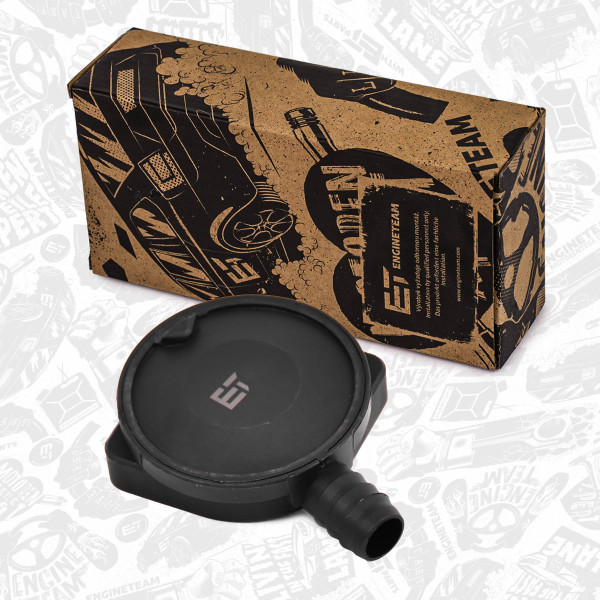 CB0022, Ventil, veivhuslufting, Ventil, Odvětrání Klikové Skříně M52/M43, ET ENGINETEAM, BMW 3 (E36) 316 i 3 Compact (E36) 3 Touring (E46) 318 i 5 Touring (E34) 518 i Z3 Roadster (E36) M43 B18 1999+, 1247133, 11151247133, 11157501567, 7501567