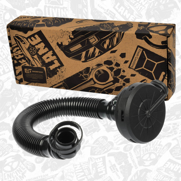 CB0033, Ventil, veivhuslufting, Ventil, Odvětrání Klikové Skříně 1,2, ET ENGINETEAM, Seat Škoda VW Cordoba Ibiza Toledo Roomster Fabia Rapid Polo 1,2 BME BXV 2010+, 03E103201C