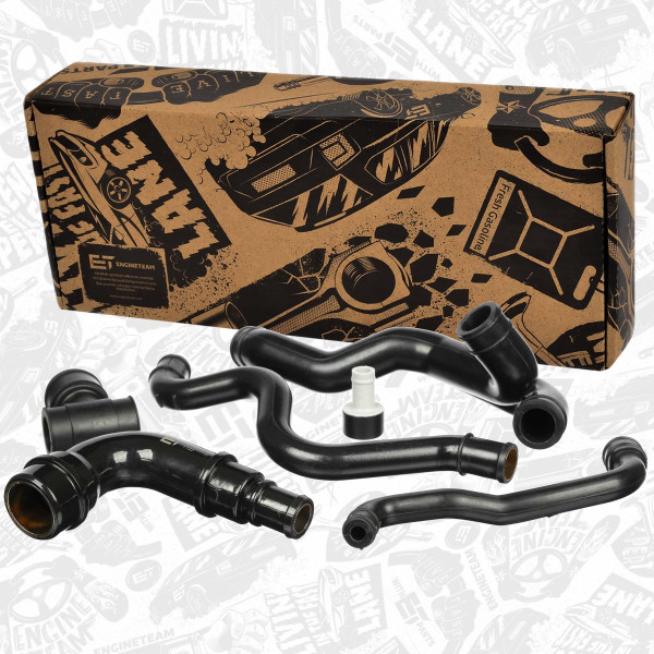 CB0038, Oljeutskiller, veivhuslufting, Odlučovač Oleje, Odvětrání Klikové Skříně 1,8 T /sada, ET ENGINETEAM, Audi Seat Skoda VW TT A6 A4 Ibiza Leon Octavia Superb Golf Passat AMB BLZ 1,8 T 2000+, 06A103213F, 06A103213AF, 06A103221AH, 06A103221AF, 06A103247, 035103245A