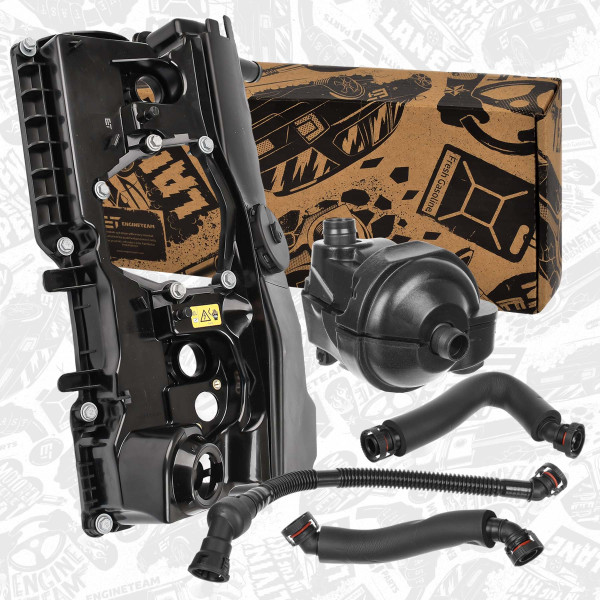 CB0045VR1, Oljeutskiller, veivhuslufting, Kryt hlavy válce N46 /vč.odlučovače, ET ENGINETEAM, BMW 1 (E87) 118 i BMW 3 (E90) 318 i BMW 3 Touring (E91) 318 i N46 B20 B 2007+, 11157533336, 11157533333, 11157542633, 11157533341, 11127553171, 11127555212, 11128645888