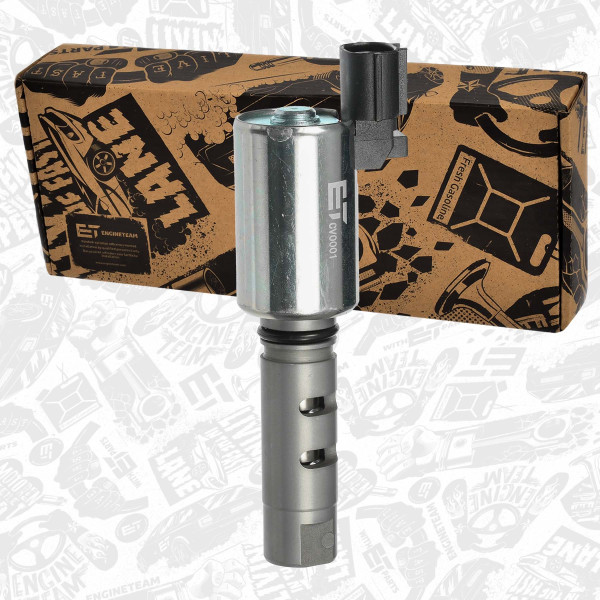 CV0001, Styreventil, kamakseljustering, Vačka - ventil řídicí 1,4/1,6 2000+, ET ENGINETEAM, Toyota Avensis,Corolla,Rav 4 1,4/1,6/1,8 VVT-i/16V 2000+, 15330-22010, 15330-22030