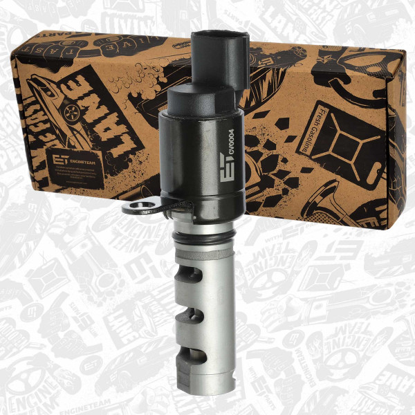 CV0004, Styreventil, kamakseljustering, Vačka - ventil řídicí sací 2,0/2,4 2006+, ET ENGINETEAM, Hyundai Carens Sorento Sportage 2,0/2,4 CVVT AWD G4KE 2006+ , 24355-25000, 24355-2G000, 243552G600, 243552G610