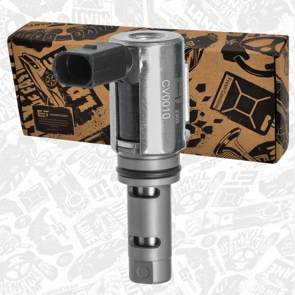 CV0010, Styreventil, kamakseljustering, Vačka - ventil řídicí 1,4/1,6TFSI/FSI/TSI 2004+, ET ENGINETEAM, SKODA OCTAVIA FABIA RAPID SEAT ALTEA IBIZA AUDI A1 A3 1,4/1,6 TFSI / FSI / TSI CAXA 2004+, 03C906455, 3C906455, 3C906455A