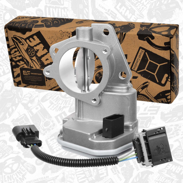 ED0008VR1, Strupeventilstuss, Hrdlo klapky vč. kabelu 4-3PIN/ET, ET ENGINETEAM, Citroen Fiat Iveco Peugeot Jumper Ducato Daily Boxer F1CE3481M 3,0 HDi/D 2006+, 163638, 504105594, 163671, 504264089, 163676, 504345917, 71724299, 71724302, 504388738