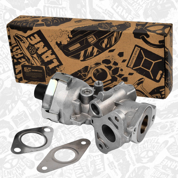 ED0047, EGR-ventil, Ventil AGR/EGR 2,2HDi/2,4TDCi, ET ENGINETEAM, Citroen Fiat Ford Peugeot Jumper Ducato Transit Boxer 2,2 Hdi 2,2TDCi 3,2 TDCi 2,4 TDCi  4HU (P22DTE) 2005+, 1618HQ, 1618R5, 71789686, 71793436, 9659694780, 9665752480, 1384616, 1466340, 1480560, 1715125, 1787017, 1788657, 6C1Q9D475AF, 6C1Q9D475AG, 8C1Q-9D475-BA, 8C1Q9D475ND, LR006650, 670011, 7.24809.70.0