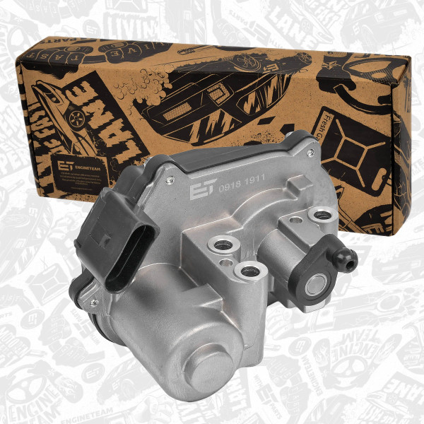 ED0069, Justeringselement, omkoblingsklaff (innsugningsrør), Přepínací klapka (sací potrubí) 2,0, ET ENGINETEAM, Audi Seat Skoda VW A3 A6 EXEO Octavia II GOLF 2,0 TFSI BWA BPJ 2004+, 06F133482E, 06F133482B, 06F133482D