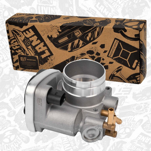 ED0070, Strupeventilstuss, Hrdlo klapky 1,6i/Oct., ET ENGINETEAM, Audi Seat Skoda VW A3 Altea XL Octavia II Caddy III 1,6 BSF CHGA 2004+, 06A133062AT, 408-238-323-014Z, 7.03703.76.0