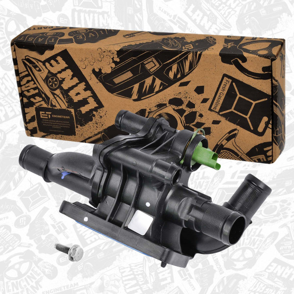 ED0079, Termostat, kjølemiddel, Termostat 1,6HDi, ET ENGINETEAM, Citroen Fiat Ford Peugeot Volvo C3 Picasso C-MAX 3008 S80 II 1,6HDI 9HT G8DB 2005+, 11517809191, 1336-AF, 1675627, 17690-69K10-000, 31319493, 9660660380, Y662-15-17X, 1683554, 9670253780, 1827189, 9684476080, 9M5Q-8A586-B9A, 9M5Q8A586BA, 9M5Q8A586CA, TH4083