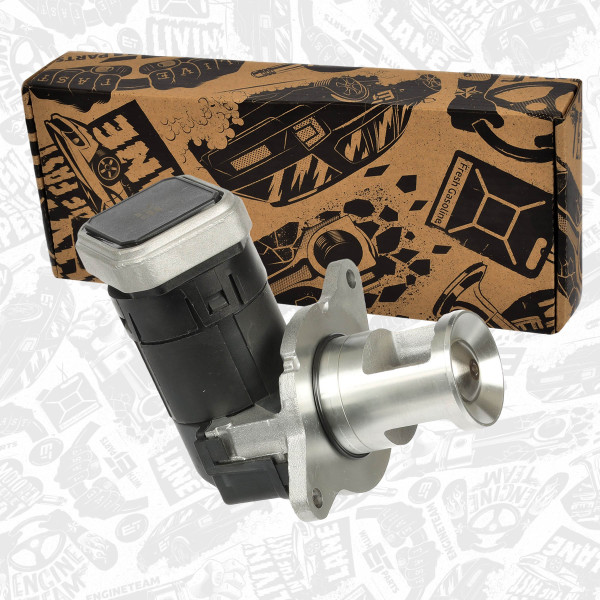 ED0089, EGR-ventil, Ventil AGR/EGR OM 646., ET ENGINETEAM, Mercedes-Benz C-Class E-Class C 200 E 220 OM 646.811 2007+, 6461401760, 6461402360, A6461401760, A6461402360, 7.24809.48.0