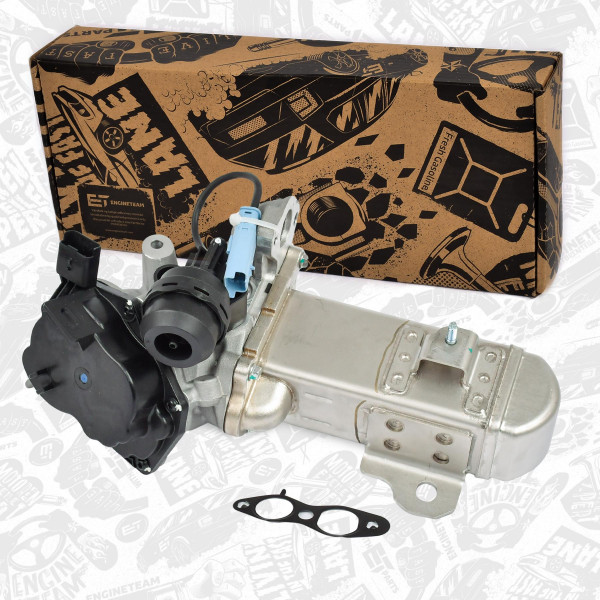 ED0090, EGR-ventil, Ventil AGR/EGR , ET ENGINETEAM, Citroen Ford Peugeot C4 C5 JUMPY C-MAX FOCUS 508 EXPERT 5008 AHR (DW10FD) 2006+, 1618.KL, 30725661, 9671398180, 1618.NQ, 1618KL, 30725803, 1618NQ