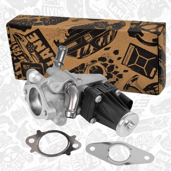 ED0102, EGR-ventil, Ventil AGR/EGR 2,2 HDI, ET ENGINETEAM, Citroen Ford Land Rover Peugeot Jumper Ranger Transit Boxe 4RHH CVRA 2,2 HDI 2011+, 1730360, 9800555380, LR030027, LR055534, 1835009, LR081121, 1895826, 1932037, 2017121, 2026142, BK2Q-9D475-CB, BK2Q9D475CB, BK2Q-9D475-CC, BK2Q9D475CC, BK2Q-9D475-CD, BK2Q9D475CD, BK2Z-9D475-A, BK2Z9D475A, 670019, 7.03784.20.0, 7.03784.34.0