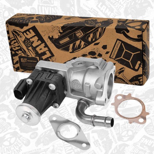 ED0103, EGR-ventil, Ventil AGR/EGR 2,2 TDCI, ET ENGINETEAM, Ford Transit H9FB H9FD 2,2 TDCI 2010+, 1673226, 9C1Q-9D475-AB, 9C1Q9D475AB, 670017, 7.01621.08.0, 7.24809.40.0