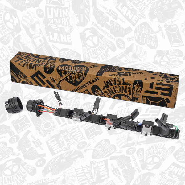 ED0104, Tilkoplingskabel, innsprøytningsdyse, Svazek el.inst. k PD vstrikovačům, ET ENGINETEAM, AUDI SEAT ŠKODA VW A3 A4 A6 ALTEA LEON TOLEDO OCTAVIA SUPERB GOLF TOURAN AZV BKD 2,0 TDI 2005+, 03G971033L