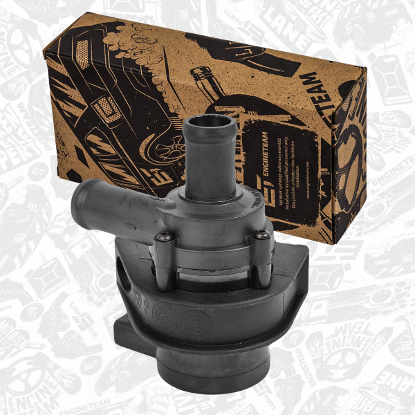 ED0108, Vannsirkulasjonspumpe, kupèvarmer, Pumpa vodní el.1,8 TSI/TFSI, ET ENGINETEAM, Audi Skoda Seat VW Tiguan Passat Octavia Superb Altea XL Leon A3 Q3 BYT CDAA CCZA 1,8 TSI/TFSI 2004+ , 1K0965561J, 7.02074.89.0