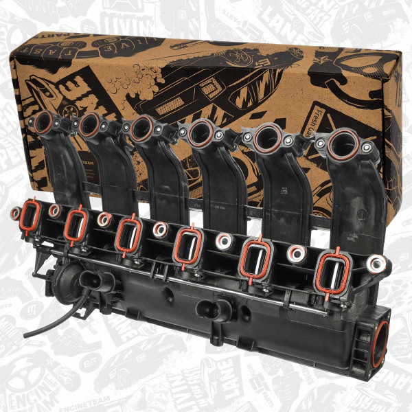 ED0123, Sugerør, luftforsyning, Sací modul 3,0 d, ET ENGINETEAM, BMW 3 5 X3 X5 X6 M57 D30 525 d 2006+, 11617790701, 11617800585, 7.10131.07.0