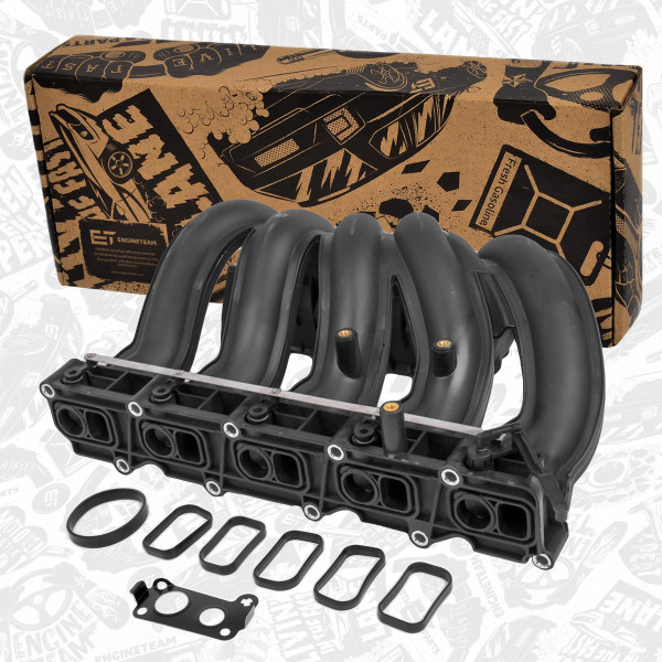 ED0125, Sugerør, luftforsyning, Sací modul OM 612, ET ENGINETEAM, Mercedes-Benz C-Class E-Class G-Class M-Class OM 612 2002+, A6120900337, A6120901037, A6120901937, 6120900337, 6120901037, 6120901937, 7.10131.05.0