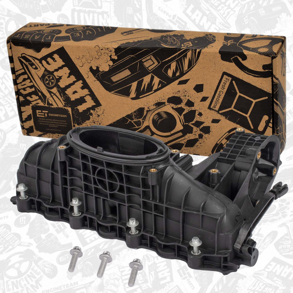 ED0127, Sugerør, luftforsyning, Sací modul OM 651/s klapkama, ET ENGINETEAM, Mercedes-benz A-Class B-Class C-Class CLS E-Class Sprinter V-Class Viano Vito OM 651 2010+, A6510900037, 7.10131.08.0