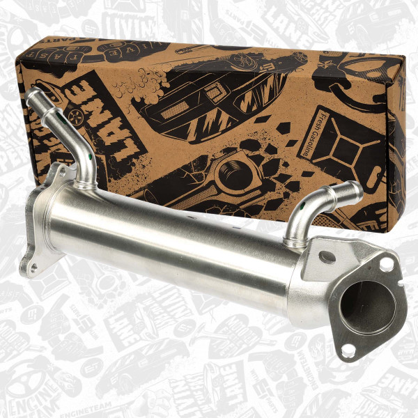 ED0133, Kjøler, avgassresirkulering, Chladič venilu AGR/EGR 2,2 TDCi, ET ENGINETEAM, Ford Tourneo Custom Transit Custom Transit V363 DRFA 2,2 TDCi 2011+, 1764413, 1807896, CK2Q9F464AA, CK2Q-9F464-AA, CK2Q9F464AB, CK2Q-9F464-AB, 9800570780, 673026