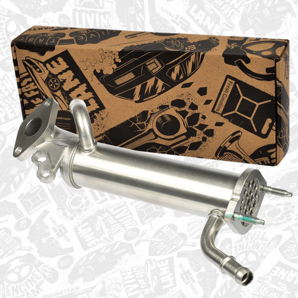 ED0134, Kjøler, avgassresirkulering, Chladič venilu AGR/EGR 2,4 TDCi, ET ENGINETEAM, Ford Transit 4x4 JXFA PHFA 2,4 TDCi 2007+, 1674960, 6C1Q-9F464-BD, 6C1Q9F464BD