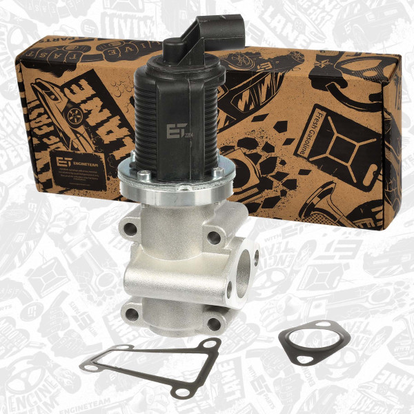ED0144, EGR-ventil, Ventil AGR/EGR 1,9 CDTI, ET ENGINETEAM, Fiat Opel Alfa Romeo 147 156 159 Stilo Croma Bravo Zafira Signum Astra Thesis 841 G.000 1,9 CDTI 2004+, 46823850, 55204250, 55194735, 55215031, 5851056, 5851067, 71723453, 851341, 93181981, 7.00063.10.0