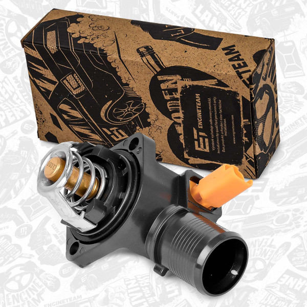 ED0153, Termostat, kjølemiddel, Termostat 1,4, ET ENGINETEAM, Citroen Peugeot C2 C3 Nemo Bipper 207 1007 KFT (TU3A) 1,4 2003+, 1336.Z2, 1336Z2, 9650926280, TM32103