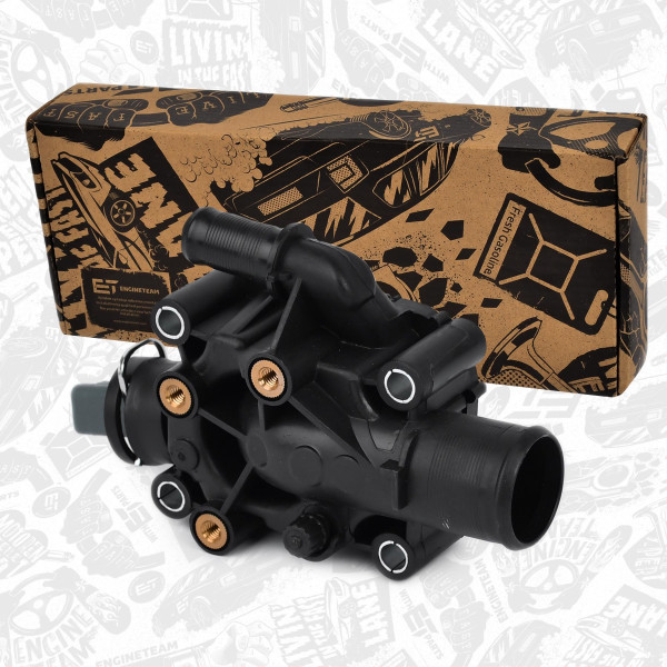 ED0154, Termostat, kjølemiddel, Termostat 1,6 Vti, ET ENGINETEAM, Citroen Peugeot Berlingo C2 C4 Xsara 307 206 1007 NFS (TU5JP4S) 1,6 Vti 2000+, 1336.Z0, 1336Z0, 9647265980, 410705.89D, TI21089