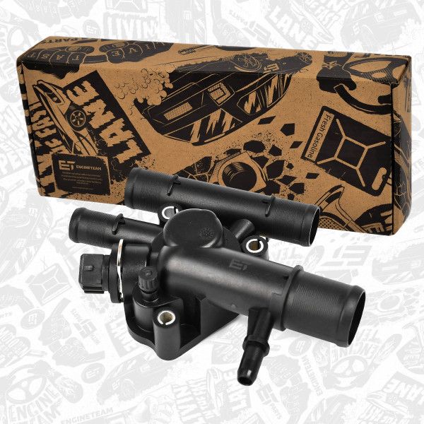 ED0155, Termostat, kjølemiddel, Termostat 1,9 dCi/dTi, ET ENGINETEAM, Opel Renault Movano Vivaro Scénic Megane Kangoo Clio F9Q 772 1,9 dCi/dTi 2003+, 4404305, 6001545350, 4408928, 8200074346, 8200674368, 410517.83D, TI21789, 410517.89D