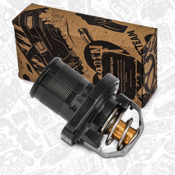 ED0158, Termostat, kjølemiddel, Termostat 1,4/1,6 16V, ET ENGINETEAM, Citroën Peugeot Lancia Fiat Berlingo C2 C8 Jumpy Ulysse Scudo Partner Bipper 307 206 1,6 16V HFX (TU1A) 2007+, 1336.N5, 9630066680, 1336.Q1, 9630066780, 3463.89D, TI4789