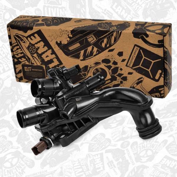 ED0161, Termostat, kjølemiddel, Termostat 1,6 VTi, ET ENGINETEAM, Citroën Peugeot Berlingo C3 Picasso DS3 C5 308 208 Partner Tepee 1,4/1,6 Vti 5FK (EP6CB) 2009+, V764558080, 1336.CE, 9804315380, 9808646980