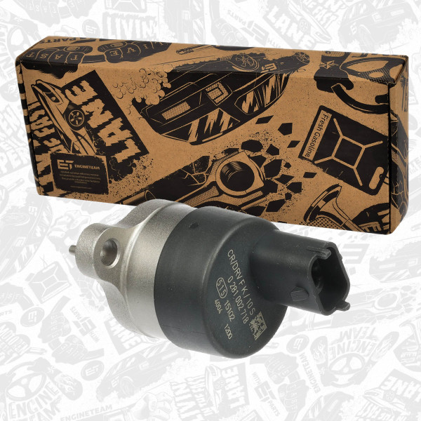 ED0162, Trykkreguleringsventil, Common-Rail-System, Ventil Regulace Tlaku, Common-Rail-Systém 2,0 CRDi, ET ENGINETEAM, Hyundai Accent Elantra Getz Santa Fé 1,5/2,0 CRDi 2003+, 3140227010