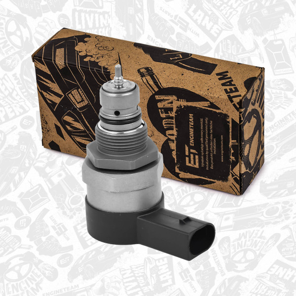 ED0165, Trykkreguleringsventil, Common-Rail-System, Ventil Regulace Tlaku, Common-Rail-Systém 2,7/3,0 TDI, ET ENGINETEAM, Audi VW A4 A5 A6 Q5 Toureg CAPA BKS 3,0TDI 2004+, 057130764F, 057130764C, 6720066