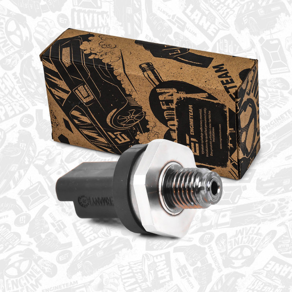 ED0169, Sensor, drivstofftrykk, Snímač, Tlak Paliva 2,0 Hdi/JTD, ET ENGINETEAM, Citroen Fiat Peugeot Lancia Berlingo C8 C5 C3 Scudo Ducato Partner Expert Boxer RHY (DW10TD) 2,0 Hdi/JTD 2000+, 1920SZ, K9633310080, 1920.SZ, 9633310080, 19207R, 1920.7R
