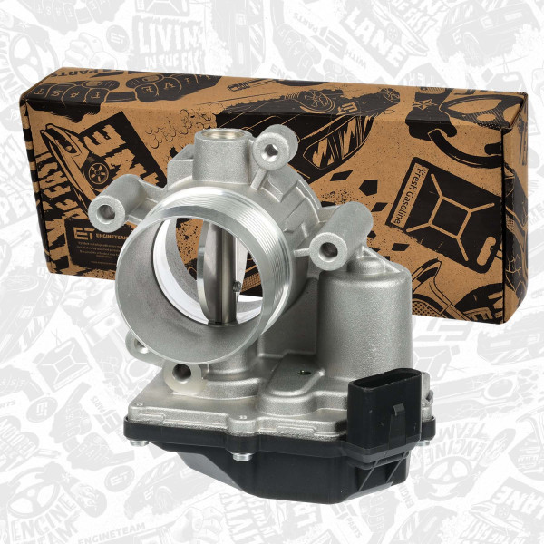 ED0178, Styreklaff, luftforsyning, Hrdlo klapky 2,0 TDI, ET ENGINETEAM, Audi Seat Škoda VW A3 A4 Q5 TT Exeo Altea XL Leom Yeti  Superb Octavia Tiguan Passat Scirocco Golf CAGA CAHA 2,0 TDI 2005+, 03L128063AF, 03L128063C, 03L128063B, 03L128063A, 13L128063D, 677690, 7.03703.78.0