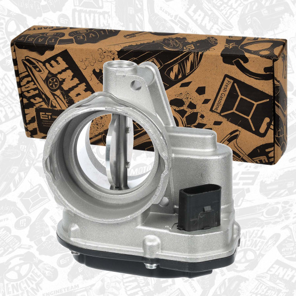 ED0179, Styreklaff, luftforsyning, Hrdlo klapky 2,0 TDI, ET ENGINETEAM, Audi Skoda Seat VW A3 Alhambra Altea Cordoba Octavia Fabia Touran Sharan Passat Golf BKD AZV BXE 2,0 TDI 2005+, 038128063F, 038128063G, 038128063L, 038128063M, 038128063Q, 677760, 7.14393.26.0, 677760M