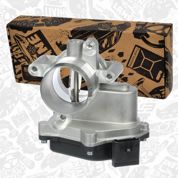 ED0183, Styreklaff, luftforsyning, Hrdlo klapky 1,6 TDI, ET ENGINETEAM, Audi Seat Skoda VW A1 A3 Leon Ibiza Altea XL Jetta Golf Caddy Beetle CAYB CAYC 1,6 TDI  2010+, 03G128063F, 03L128063AD, 03L128063Q, 03L128063J, 03L128063L, 677650, 7.03703.67.0