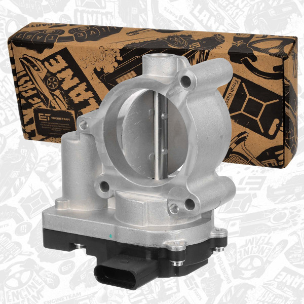 ED0187, Styreklaff, luftforsyning, Hrdlo klapky 1,4 TSI, ET ENGINETEAM, Audi Seat Skoda VW A1 Ibiza Alhambra Fabia Touran Pasat Golf Beetle BLG CAVC 1,4 TSI 2010+, 03C128063B, 03C128063A