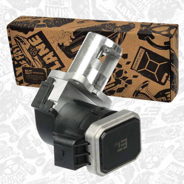 ED0196, EGR-ventil, Ventil AGR/EGR OM 646., ET ENGINETEAM, Mercedes-benz C-Class CLK E-Class OM 646.951 C 220 CDI 2003+, 6461400460, 6461400760, A6461400460, A6461400760, 7.24809.36.0